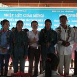 Tuyên dương ĐVTN có thành tích xuất sắc trong lao động sản xuất tại Campuchia