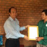 Trao nhà Mái ấm CĐ cho CN