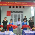 Công ty 75 (Binh đoàn 15):  Trao 2 Ngôi nhà 100 đồng