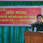 Tuyên truyền pháp luật về biên giới cho CNLĐ Cao su Lộc Ninh