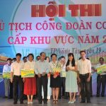 Chị Ngô Thị Hồng Dung giành giải nhất Hội thi Chủ tịch CĐ giỏi cấp khu vực