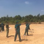 Lực lượng tự vệ cơ quan VRG huấn luyện bắn đạn thật