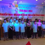 100 em tham gia trại hè ngành cao su tại Sapa