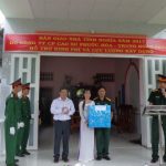 Cao su Phước Hòa trao nhà tình nghĩa cho cán bộ chiến sĩ