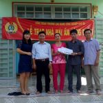 Trường CĐ CN Cao su: Hỗ trợ kinh phí sửa nhà cho đoàn viên