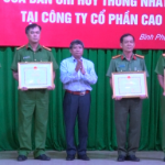 Cao su Đồng Phú tổng kết hoạt động của 3 Ban Chỉ huy thống nhất
