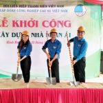 Hội Liên hiệp Thanh niên VRG hỗ trợ hội viên xây nhà nhân ái