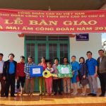 Công đoàn Cụm thi đua Tây Nguyên hỗ trợ đoàn viên 29 “Mái ấm Công đoàn”