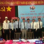 Đ/c Nguyễn Văn Cường giữ chức Bí thư Chi bộ VRG Bảo Lộc