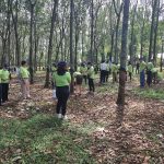 Lớp trung cấp chính trị hành chính K18: Đi thực tế tại Cao su Bà Rịa