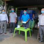 Cao su Tây Ninh thăm và hỗ trợ các chốt phòng chống dịch