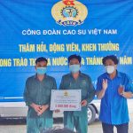 Công đoàn Cao su Việt Nam khen thưởng tổ xuất sắc Cao su Tây Ninh