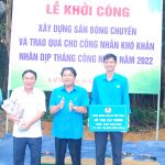Công đoàn Cao su VN trao tặng 13 căn nhà và nhiều thiết chế văn hóa