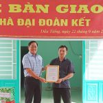 Khối thi đua Miền Đông Nam bộ trao nhà đại đoàn kết cho công nhân Cao su Dầu Tiếng